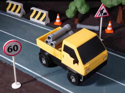 CyberBrick Official Truck 3 Plates