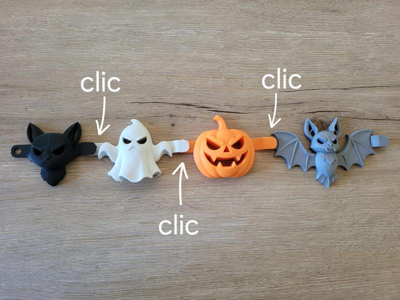 Halloween Garland – Easy Print & Snap (no support)