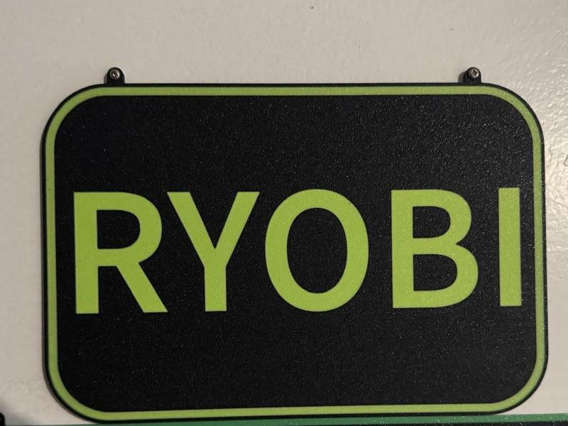 Ryobi sign 