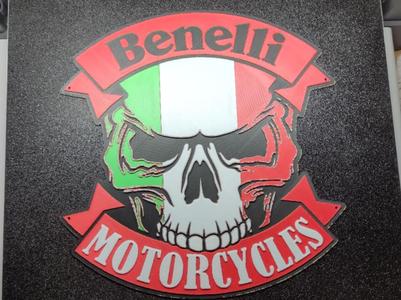 Hueforge vintage moto BENELLI