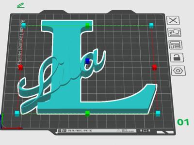 Lila Nameplate