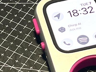RePod apple watch case side buttons + back inserts