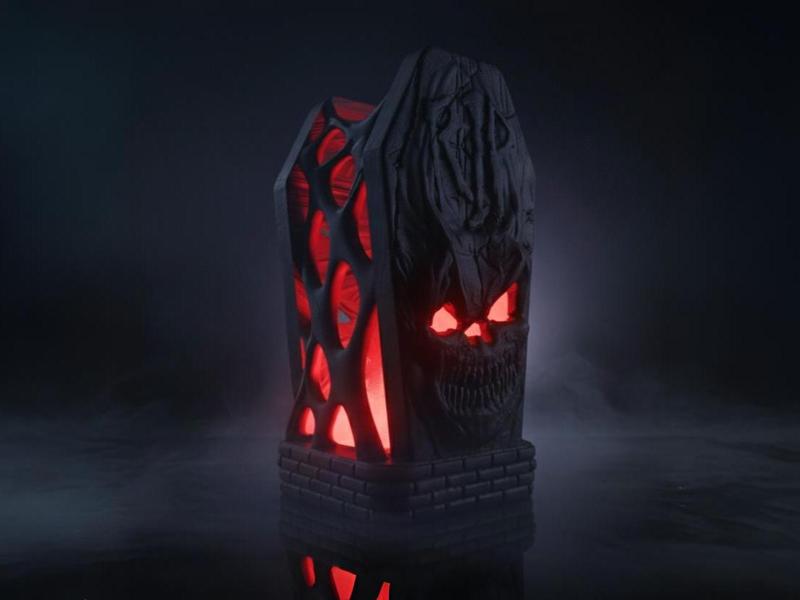 Halloween Tomb Lamp