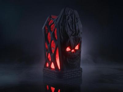 Halloween Tomb Lamp