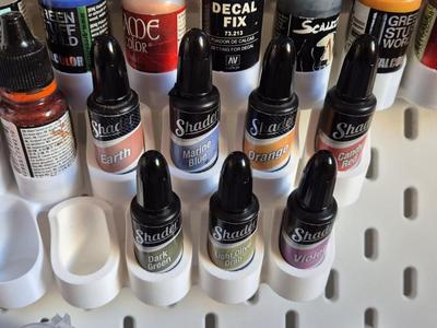 IKEA Skadis holder for Ammo shader Paint Bottle 