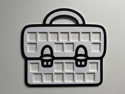 Book bag for linking cubes or on the light table