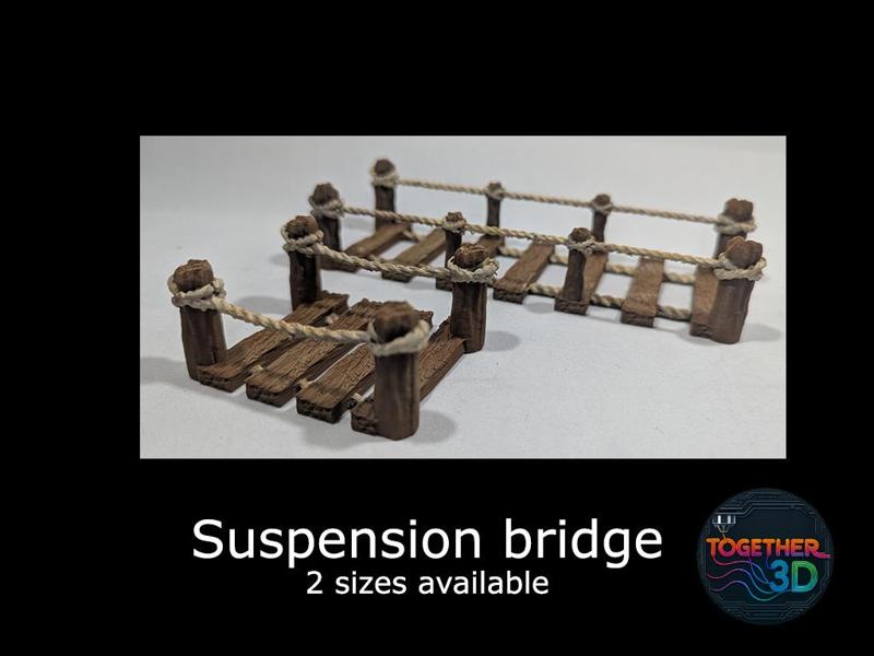 Suspension bridge (2 sizes) - DND terrain