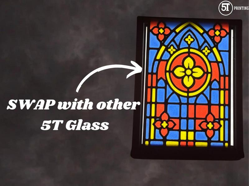 cathedral stained glass light