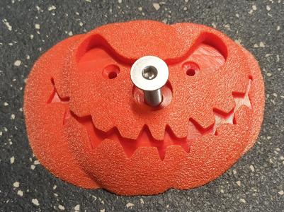 Halloween pumpkin Rock climbing hold