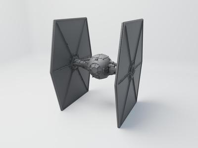 High-Detail Imperial TIE Fighter