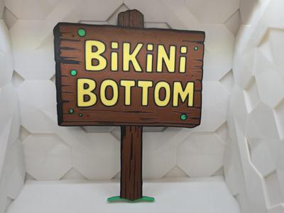 Spongebob Bikini Bottom Logo/Sign