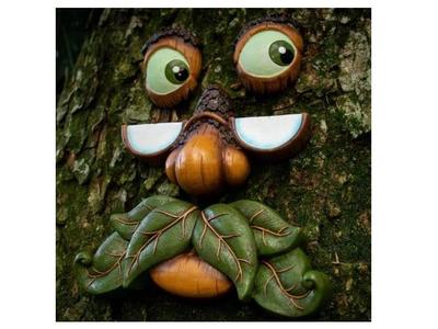Whimsical Nature-Inspired Face – Modular 3D