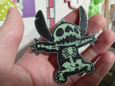 Stitch Skeleton Magnet - 18x5mm