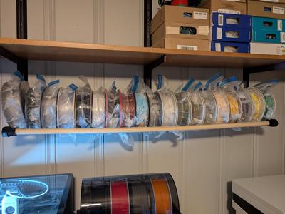 Filament Roll Storage Rack
