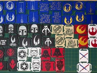 Star Wars Themed Molle/Backpack Tags