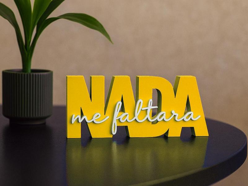 Biblical Sign I Shall Lack Nothing / Without AMS