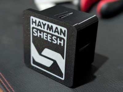 Hayman Sheesh (Reese) Towbar Hitch Receiver Cover