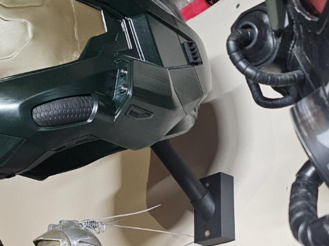 Wall mount Helmet stand