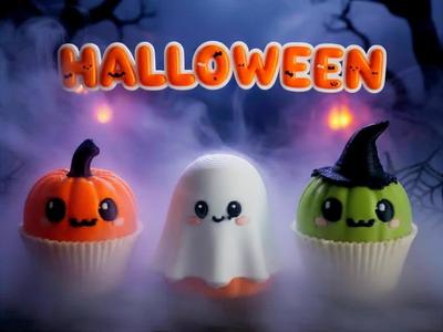 Kawaii Trick-or-Treat Pumpkin Crew 