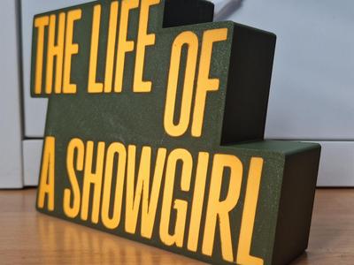 The Life of a showgirl-Lamp