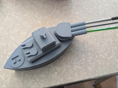 battleship box and pen holder