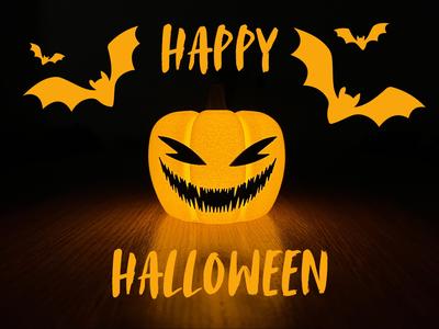 Halloween Pumpkin Lamp