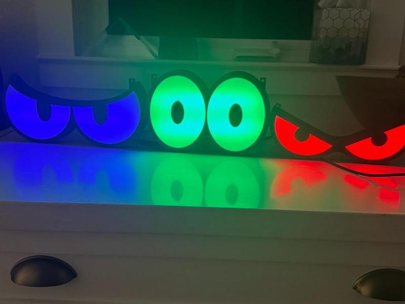 Halloween Eyes Lightboxes For Window