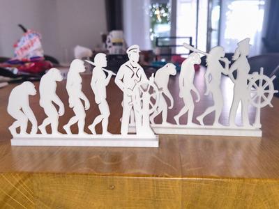 Human Evolution to Sailor – Male & Female Edition