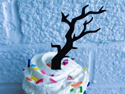 Spooky Tree Cupcake Topper