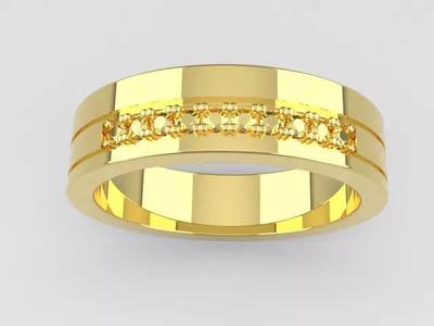 19 Prongs Diamond Wedding Ring