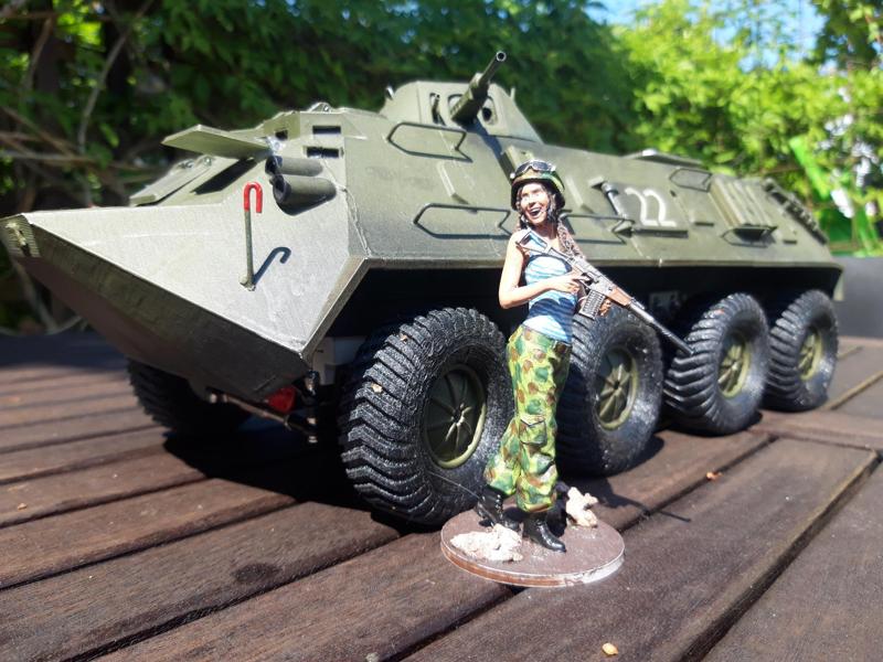 1/16 Russian BTR-60pb car for WPL-RC