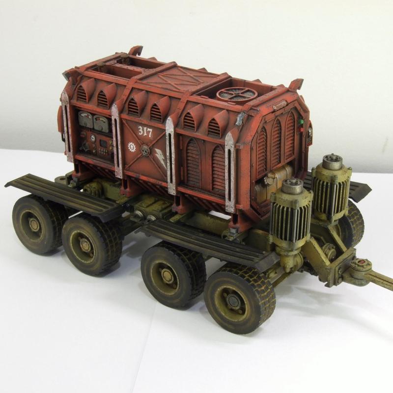 Sci-fi container trailer, version 2