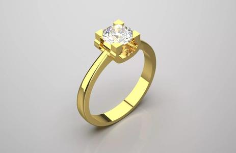wedding solitaire ring sr0084