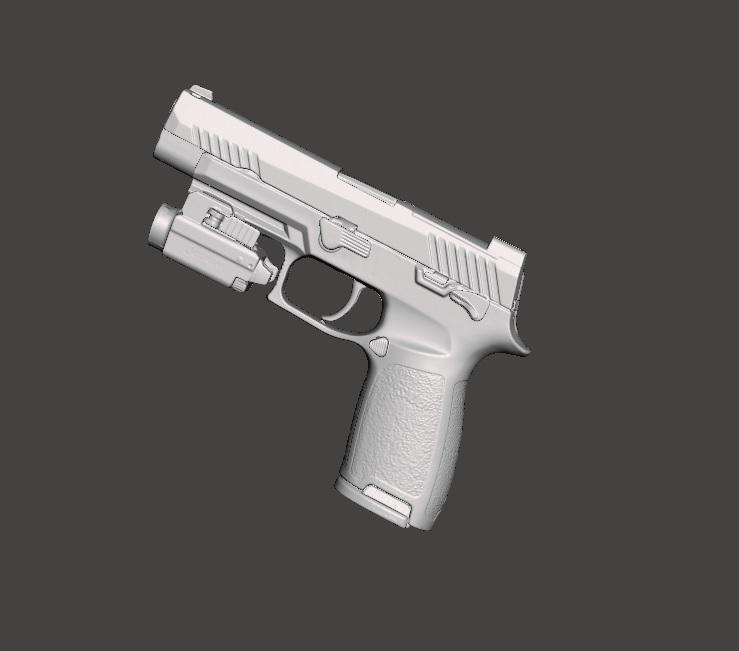 SIGSAUER P320 M17 OLIGHT BALDR S