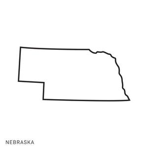 4 sizes - Nebraska State Outline Cornhuskers Cookie Cutter - SHARP cutting edges!