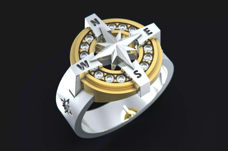 Wind Rose Ring
