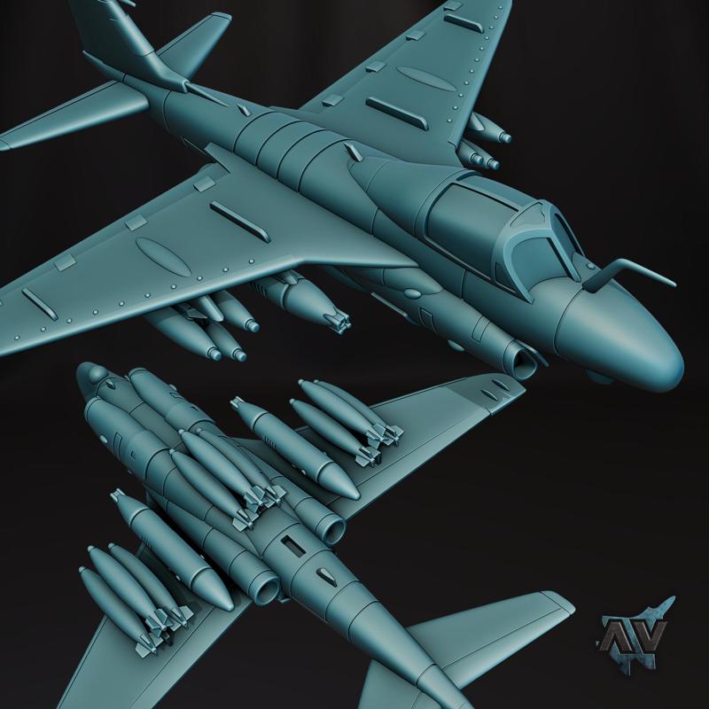 Grumman A-6 Intruder Scale Model 1/144