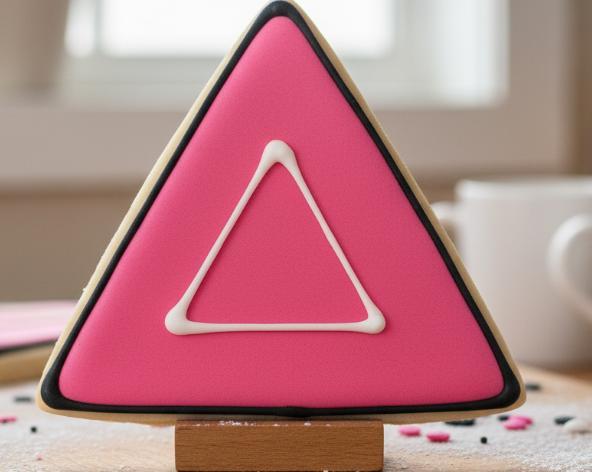 Triangle Cookie Cutter STL – ~4 Inch Size – Fun Geometric Shape