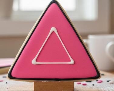 Triangle Cookie Cutter STL – ~4 Inch Size – Fun Geometric Shape