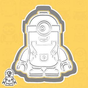 Minions / Despicable Me cookie cutters - Minion Robot (Robo Stuart) (style 23)