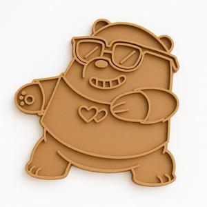 DANCING BEAR COOKIE CUTTER