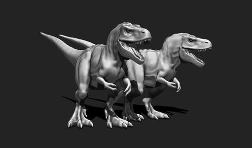 T-Rex STL Model - Prehistoric Creature 3D Print Ready