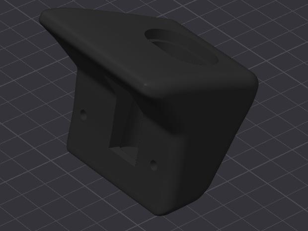 Windshield washer housing for an Audi 80.