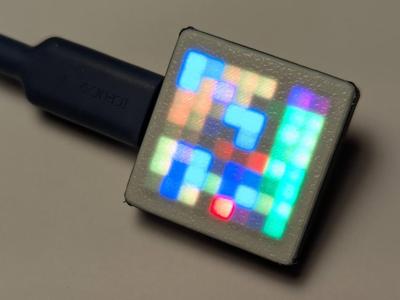 Translucent cover for Waveshare ESP32-S3-Matrix