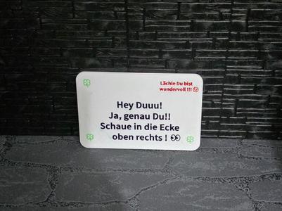 Refrigerator Magnet Sign with Saying