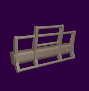 RC TRUCK BULLBAR 002 3D STL PRINT
