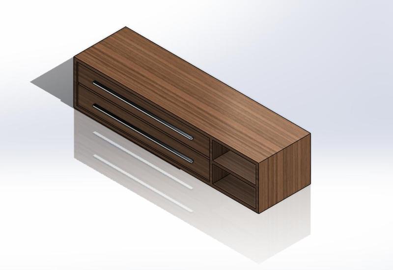 Modern TV cabinet 1:50