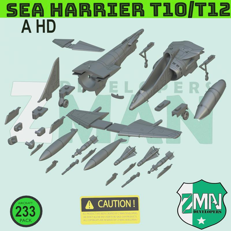 British Aerospace Harrier T.10 V4 (2 IN 1)