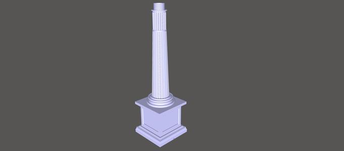 Greek Column table Light