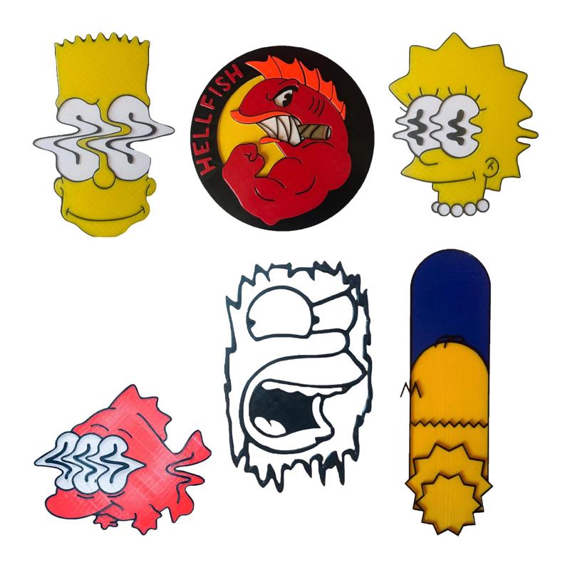 Simpsons Deco 6 Designs